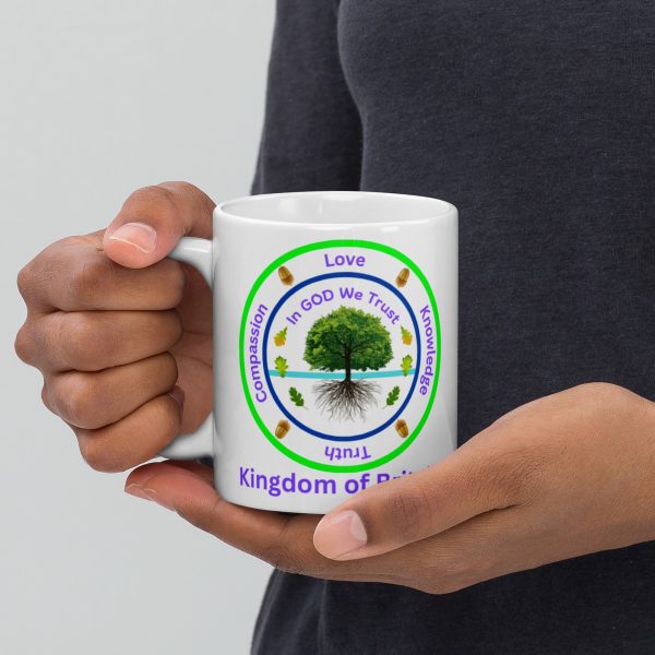 KoB White glossy mug - Image 3