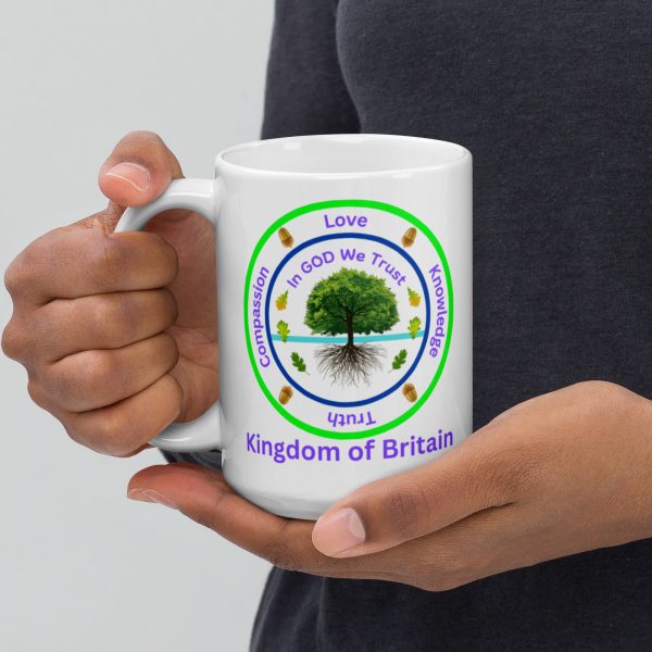 KoB White glossy mug - Image 4